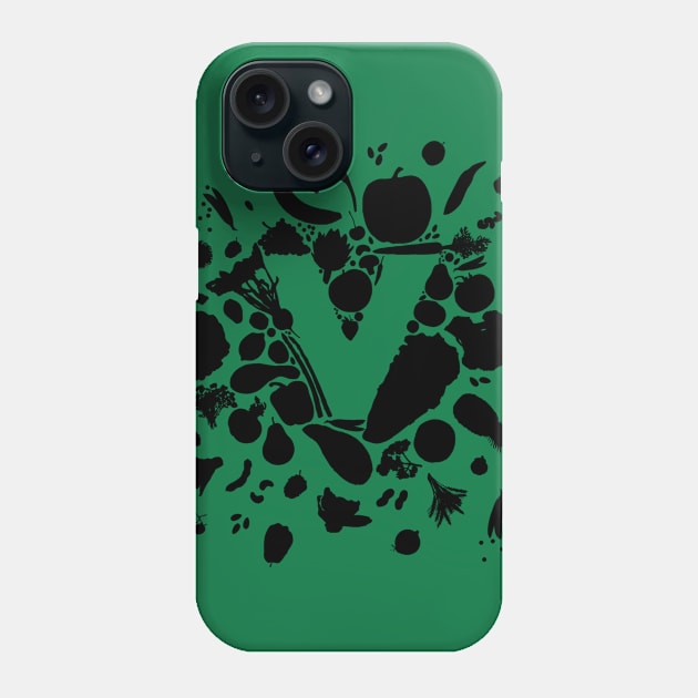 V is for Veg! Phone Case by AnnaMac66