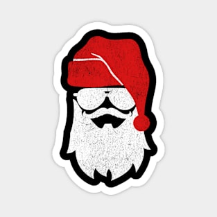 Cool Santa With Sunglasses Vintage Magnet