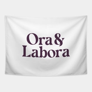 Ora et Labora Tapestry