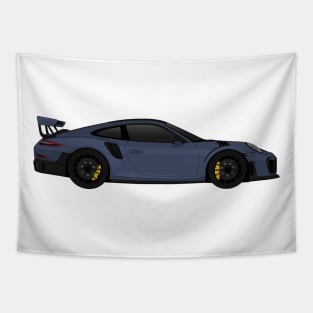 GT2RS Side Yblue Tapestry