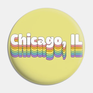 Chicago // Retro Typography Design Pin