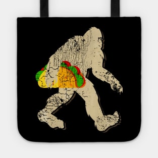 Taco Stealing Sasquatch Big Foot Tote