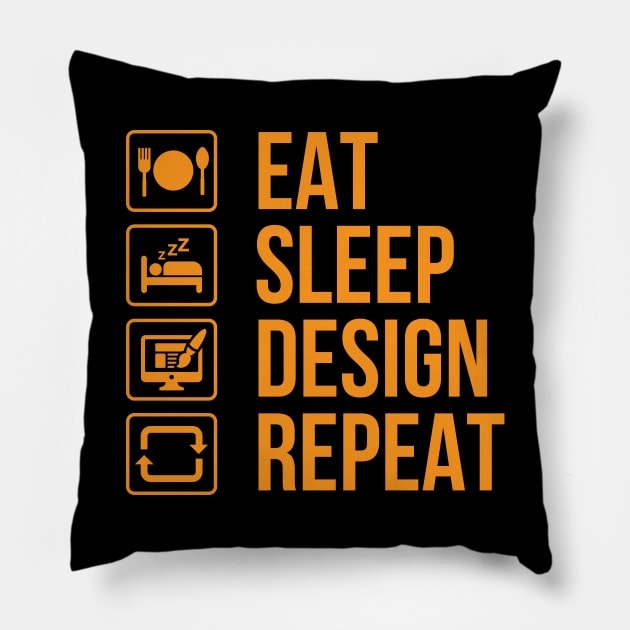 graphic designer life Pillow by s4rt4