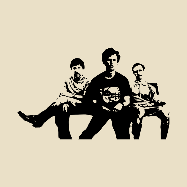 Napolean, Kip, and Uncle Rico on a couch by NickiPostsStuff