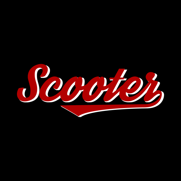 vintage scooter by SplashDesign