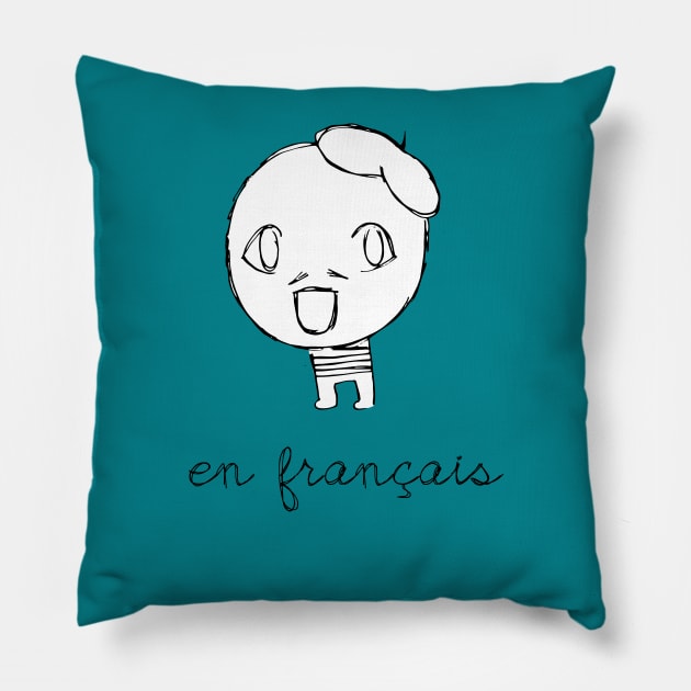 Parlez-vous? Pillow by Fandumb