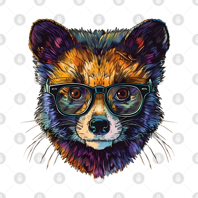 Smarty Marten: The Glasses-Wearing Critter by Carnets de Turig