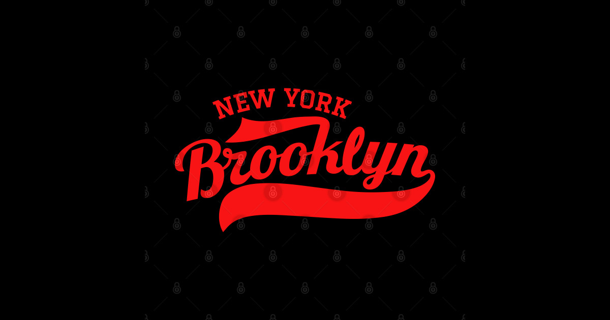 Vintage New York Brooklyn ,Vintage Brooklyn Schriftzug, Vintage ...