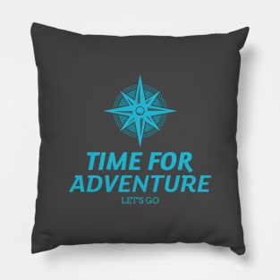 Time for Adventure Pillow