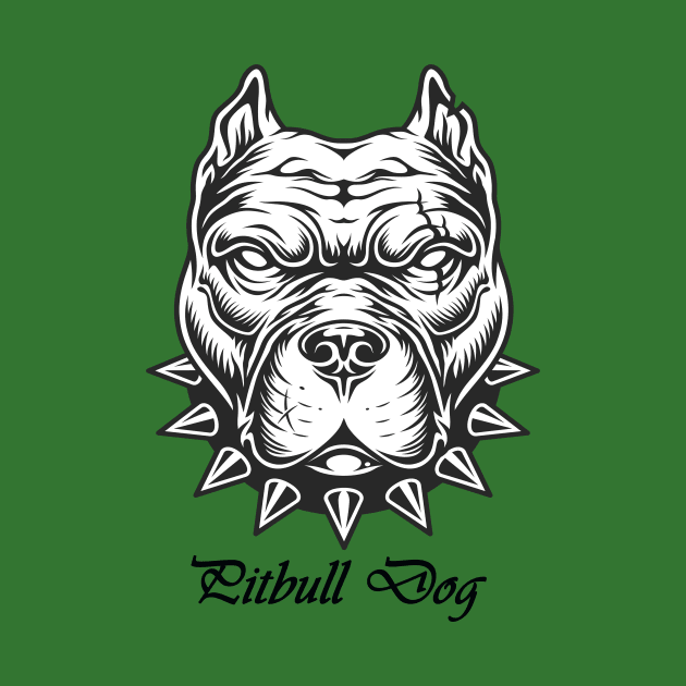 Face Pitbull dog by This is store