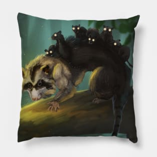 Racoon possum Pillow