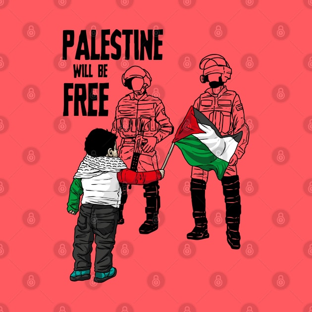 free palestine, the strongest kids ever by vaktorex