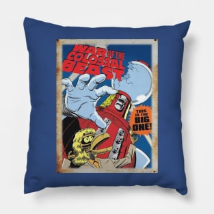 Mystery Science Rusty Barn Sign - War of the Colossal Beast Pillow