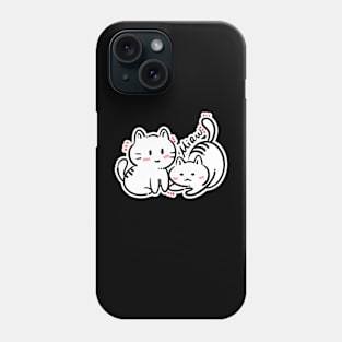 Cat Love: Cat Miaw and Cute Cat Design Phone Case