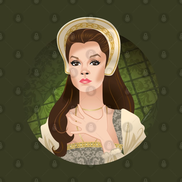 Anne Boleyn by AlejandroMogolloArt