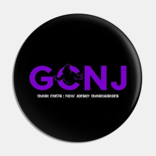 GCNJ purple graphic Pin