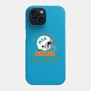 Miami Football Vintage Style Phone Case