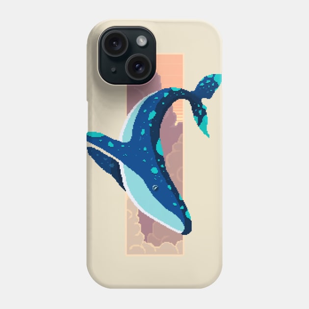 Sky Whale Phone Case by LAckas