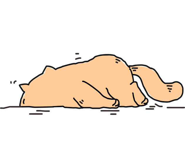 monday lazy day Kids T-Shirt by small alley co