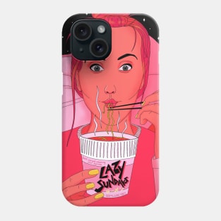 Lazy sundays Phone Case