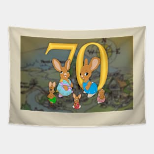 Pendelfin 70th Anniversary Tapestry