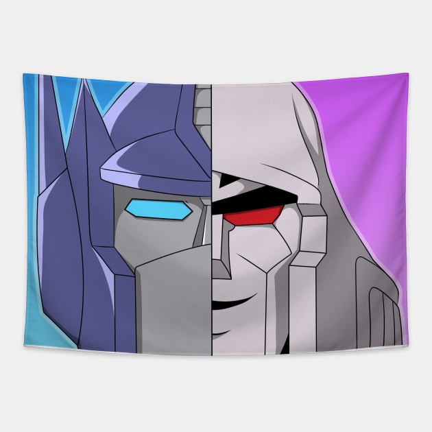 The Prime and Mega Evil Tapestry by nicitadesigns