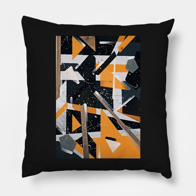 Geometry Pillow by reyhanartstudio