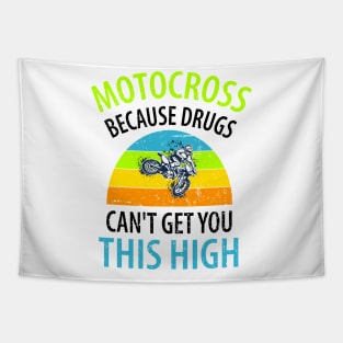 Motocross Biker Freestyle Stunt Tapestry