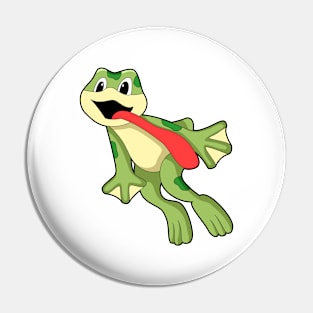 Frog with Tongue out Pin