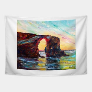 Beach of the Cathedrals Tapestry