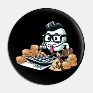 Funny Accountant Pin