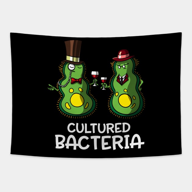 Biology Cultured Bacteria Joke Tapestry by underheaven