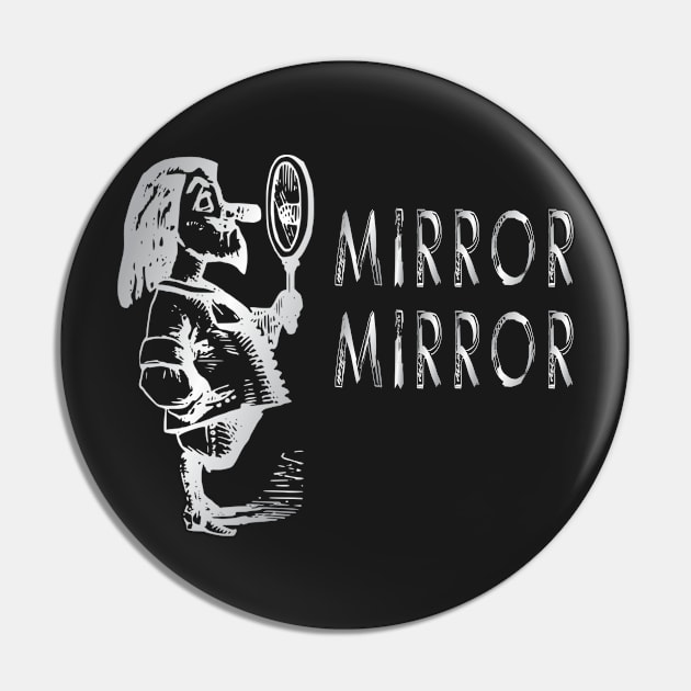 Mirror Mirror on the Wall Hair Stylist Barber Haircut Vintage Retro Gothic Vanity 102 Pin by hispanicworld