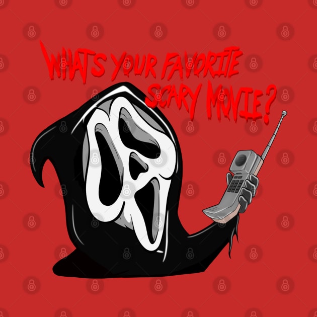 Ghostface what’s your favorite scary movie? by JackDraws88