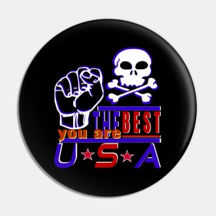 You Are The Best USA Design The Strongest Sea Pirates- Iron Hand Pin