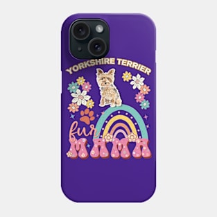 Yorkshire Terrier Fur Mama, Yorkshire Terrier For Dog Mom, Dog Mother, Dog Mama And Dog Owners Phone Case