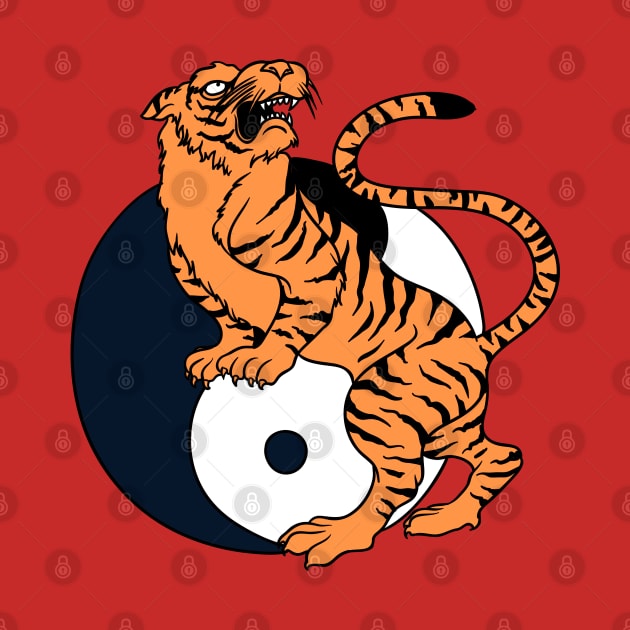 Tiger YinYang by Verboten