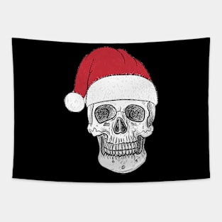 Santa Skull Tapestry