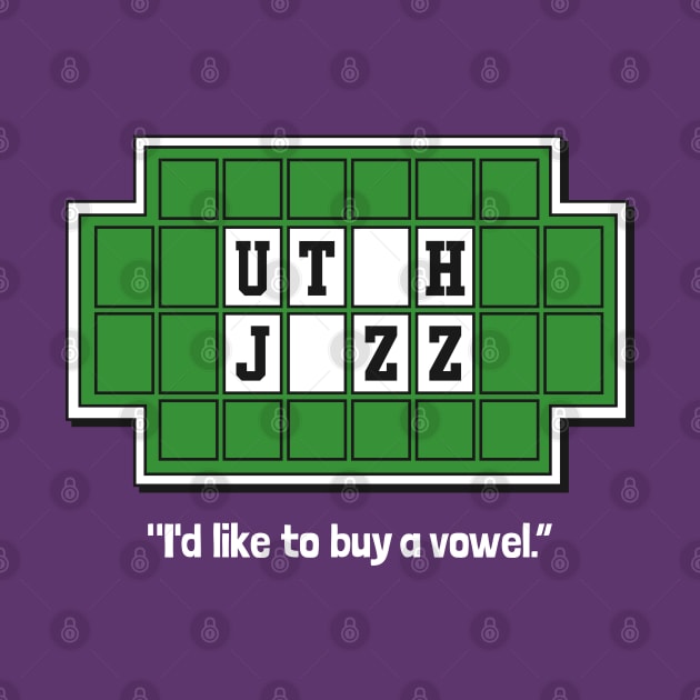 Utah Jazz Basketball - Funny Game show Board by TwistedCharm