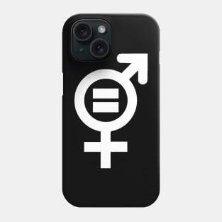 Gender Equality (in white) Phone Case