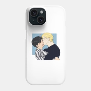 Ash and Eiji Soft Kiss Phone Case