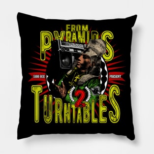 From Pyramids 2 TurnTables Egyptian Hip Hop Fusion Culture Pillow