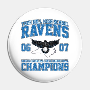 THHS Ravens State Basketball Champions (Variant) Pin