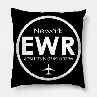 EWR, Newark Liberty International Airport Pillow