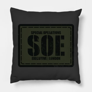 WW2 SOE Special Operations Executive (distressed) Pillow