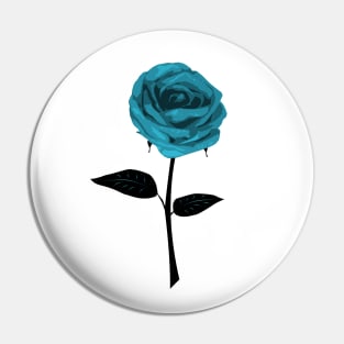 Blue Rose / Light Clothes Pin