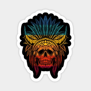 Indian Skull Magnet