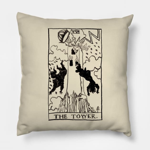 The Tower Pillow by Aymzie94