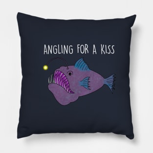 angling for a kiss Pillow