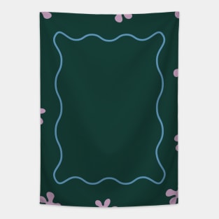 Botanical - Wavy Lines Tapestry